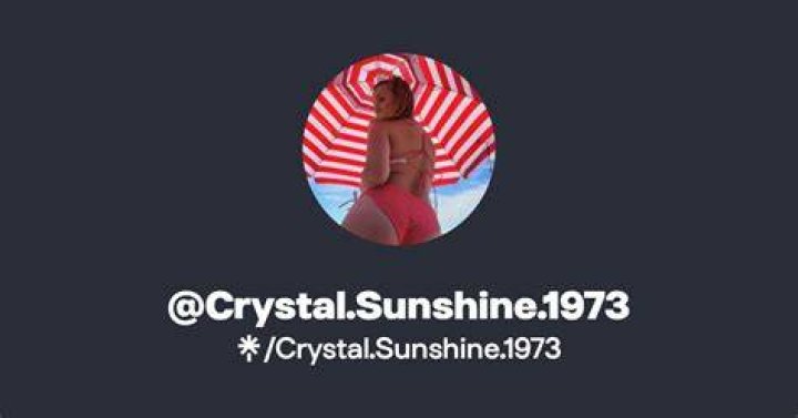 Crystal OnlyFans Account crystal.sunshine