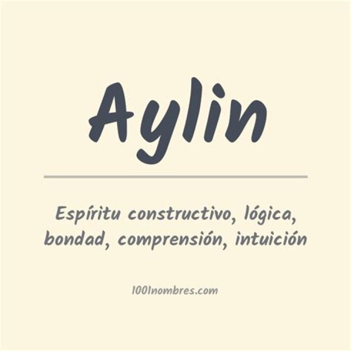 Significado del nombre Aylin Mundo Nombres